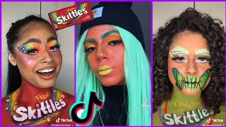 Skittles Choose My Makeup  Tiktok Compilation [upl. by Masterson313]