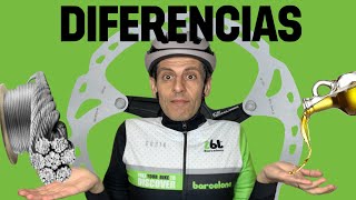 🤔 ►Qué DIFERENCIA hay entre FRENOS de disco HIDRÁULICOS y MECÁNICOS❓para BICICLETAS [upl. by Jonathon]