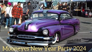 Mooneyes New Years Party 2024  Liberty amp Lows Goes to Irwindale Speedway [upl. by Akemrej453]