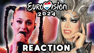 Tali  Fighter LIVE  Luxembourg 🇱🇺  Reacting to Eurovision 2024 [upl. by Bili]