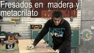 Fresas para madera y metacrilato Bricocrack [upl. by Jensen]