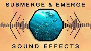 Water Submerge amp Emerge  Free Sound Effect [upl. by Clyve]