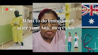 Do this immediately after your Amc mcq exam [upl. by Ellinehc]