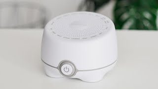 Yogasleep Whish White Noise Machine Unboxing and Sounds [upl. by Driskill]