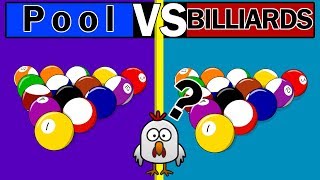 The Difference Between Pool and Billiards [upl. by Hillyer]