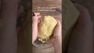 Easy shortbread recipe 👌🏼 shorts satisfying satisfyingvideo easyrecipe baking shortbread [upl. by Chaiken344]