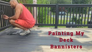 Painting My 15 Year Old Deck Restoring My Outdoor Deck [upl. by Aisac]