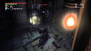 Bloodborne Hypogean Gaol How To Kill The 3 Hunters Using The Jail Cells Below Easy Way [upl. by Refeinnej]