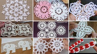 EASY and elegant Border Lace Crochet Patterns for every thing lacesample viral trending beauty [upl. by Durston]