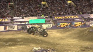 Monster Jam World Finals 15 XV 2014 Freestyle Championship Highlights [upl. by Hacim]