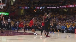 LeBron James FAKES Entire Raptors Defense with BehindTheBack Pass for Kevin Love [upl. by Llenrev]