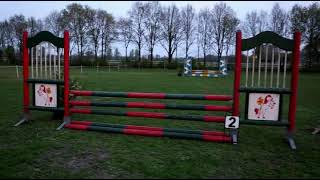 Oefenparcours springen  PSV De Driesporen Onstwedde [upl. by Nylissej]