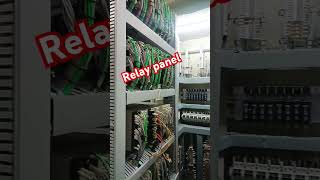 400 kv Substation Relay Panel youtubeshorts substation shorts [upl. by Walli]