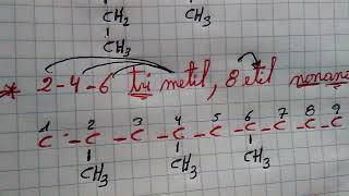 ALCANOS RAMIFICADOS FORMA SEMIDESARROLLADA [upl. by Rutherford]