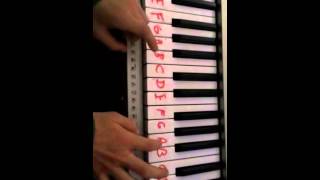 How to play heart and soul on the keyboard or piano [upl. by Nnylaj570]