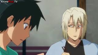 Funniest Scene of Hataraku MaouSama quotYoure too DENSEquot [upl. by Ayocat289]