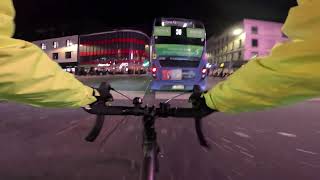 Sauchiehall Street Stramash Cycling December 2024 in Glorious 4K [upl. by Diandra]