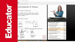 Conformations of Alkanes  Organic Chemistry [upl. by Anauqaj]