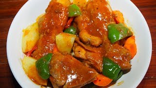 HOW TO COOK DELICIOUS CHICKEN AFRITADA  FOODNATICS [upl. by Essined381]