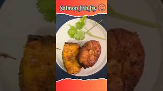 Perfect Pan Fried Salmon salmon salmonfishfry [upl. by Enidlareg]