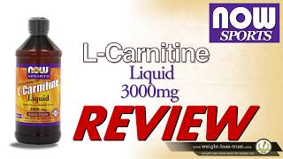 LCarnitine Liquid by Now Sports Review [upl. by Koralie877]