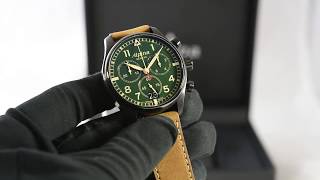 Alpina Startimer Pilot Big Date AL372GR4FBS6 [upl. by Nnaylloh]