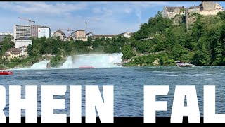 Rhein Waterfall in Switzerland switzerland rheinfall germany travel nature waterfall [upl. by Ruthann]