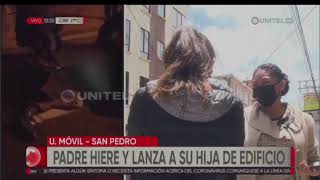 Hombre lanza a su hija por la ventana [upl. by Lynnett]