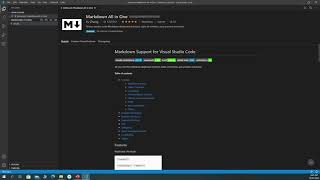 Markdown Tips3 Markdown Live Preview on Visual Studio Code Windonws 10 [upl. by Anihpled940]