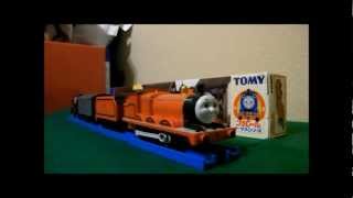 TAKARA TOMY Plarail T05 James Review [upl. by Eirahs]