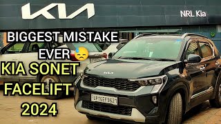 2024 Kia Sonet Facelift  Ownership Review  KIA Sonet HTK Optional Review 2024  DABAS RIDER [upl. by Olia]