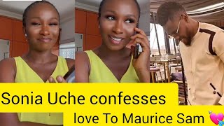 Sonia Uche Confesses Love 💘 to Maurice Sam in a new video [upl. by Festatus936]