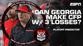 Could a 3loss Georgia team still make the College Football Playoff  Rankings Reaction [upl. by Aniras]