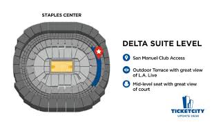 Staples Center Seat Recommendations  The TicketCity Update Desk [upl. by Bach329]