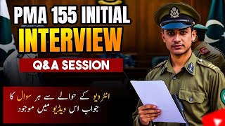 PMA 155 Long Course Initial Interview Important Questions and Tips [upl. by Eniluap]