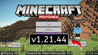 Minecraft Pe 12144 Patch Apk Download  Mcpe New 12144 Patch Version  SuvoXD [upl. by Idell]