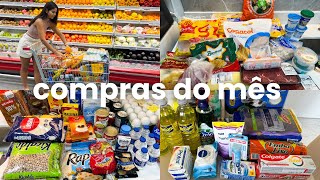 COMPRAS DO MÊS COMPLETA MERCADO ATACADO maior compra do ano preços e dicas [upl. by Seravart630]