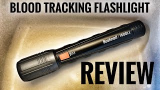 Bushnell blood tracking 1500 flashlight review [upl. by Arawaj]