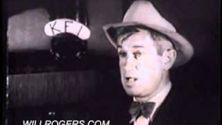 Will Rogers  Bacon Beans and Limousines [upl. by Linetta]