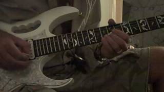 Steve Vai Ibanez JEM 7V Shred Guitar Improvisation Nasty Sound [upl. by Einahpets]