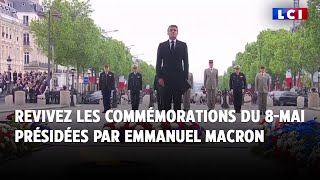 Revivez les commémorations du 8Mai présidées par Emmanuel Macron [upl. by Newby184]