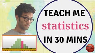 Teach me STATISTICS in half an hour Seriously [upl. by Uon]