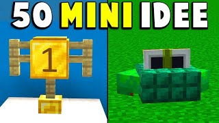 50 MINI COSTRUZIONI DI MINECRAFT [upl. by Jensen]