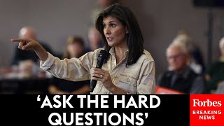 JUST IN Nikki Haley Takes Questions From Voters During Iowa Town Hall [upl. by Mallen]