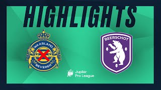 WaaslandBeveren  K Beerschot VA hoogtepunten [upl. by Jentoft780]