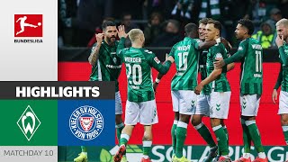 LastMinute Winner  SV Werder Bremen  Holstein Kiel 21  Highlights  Matchday 10 – Bundesliga [upl. by Paula]