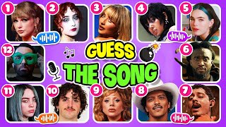 🎤Guess WHOS SINGING and Guess THE SONG by 60 Famous Songs in 2024 🎵  TikTok Bangerz 2024  NT Quiz [upl. by Adran957]