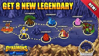 ✨ New Legendary Locations in BONUS CAVE ✨  Dynamons World [upl. by Swanhilda]