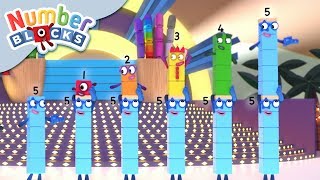 Numberblocks Standing Tall  Learn to Count [upl. by Ssac]