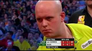 van Gerwen v Wade  69  SEMI FINAL  World Darts Championship 2013 [upl. by Shelburne]